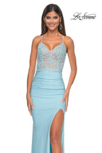 La Femme Dress 32054 - CLOUD BLUE