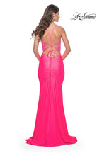 La Femme Dress 32054 - NEON PINK
