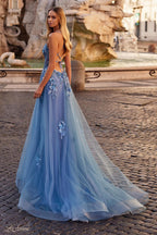 La Femme Dress 32057 - SLATE BLUE