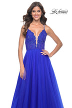 La Femme Dress 32059 - ROYAL BLUE