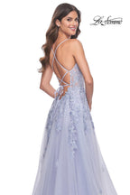 La Femme Dress 32062 - LIGHT PERIWINKLE