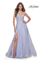La Femme Dress 32062 - LIGHT PERIWINKLE
