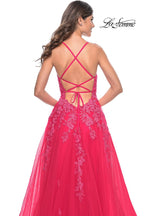La Femme Dress 32062 - STRAWBERRY