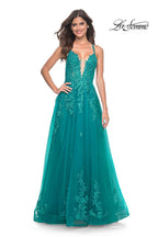 La Femme Dress 32062 - TEAL