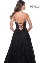 La Femme Dress 32065 - BLACK
