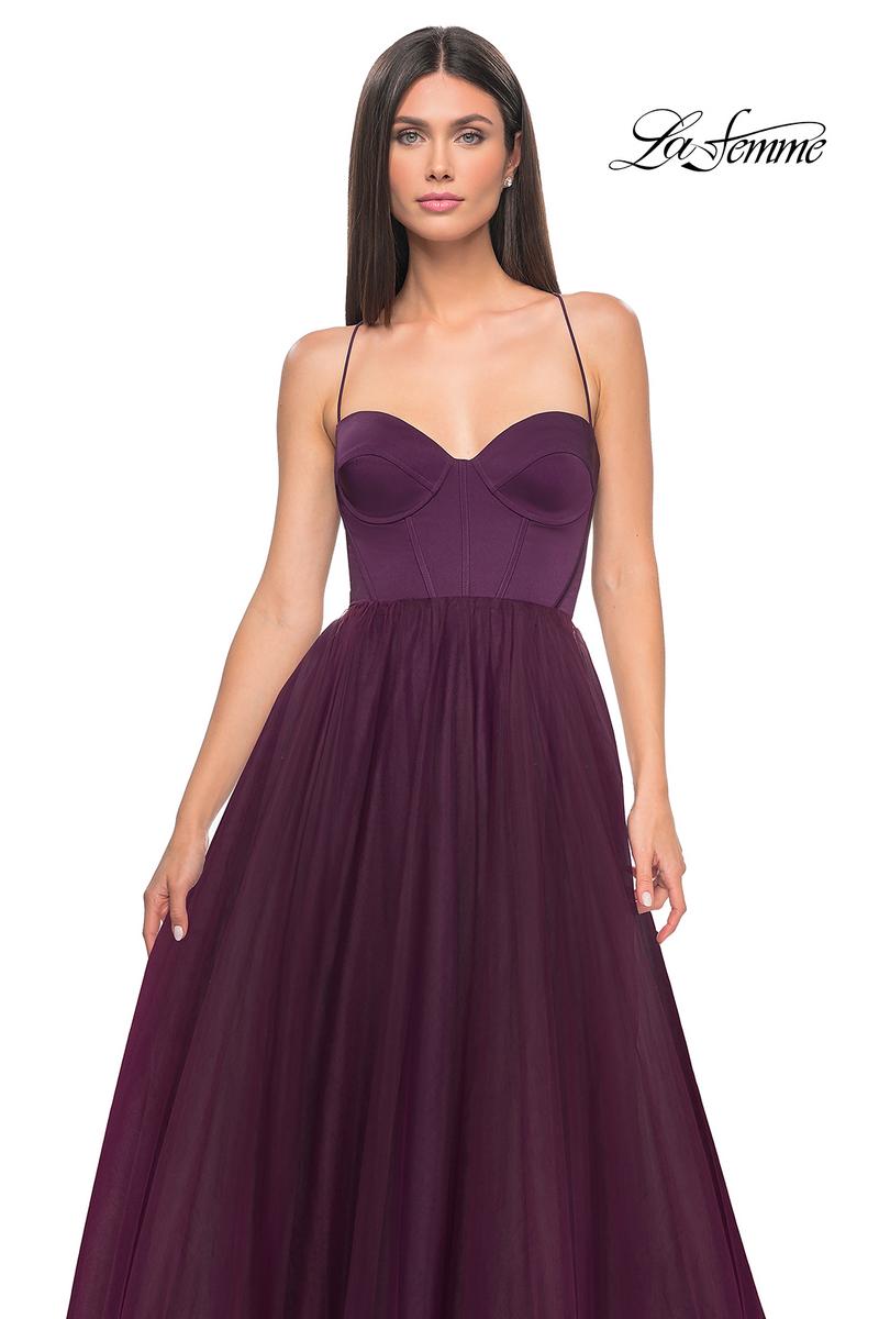 La Femme Dress 32065 - DARK BERRY
