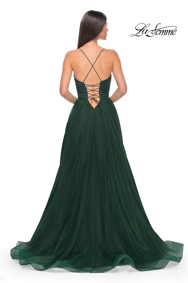 La Femme Dress 32065 - DARK EMERALD