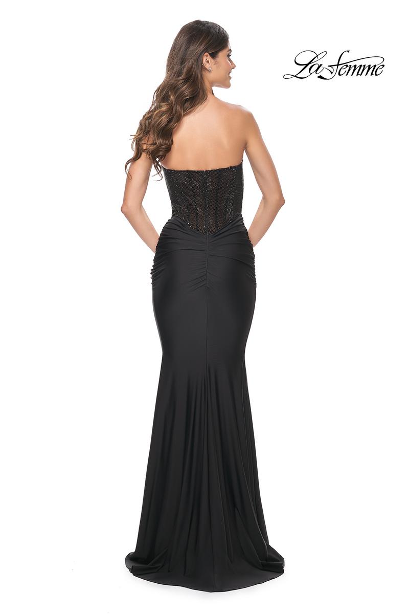 La Femme Dress 32069 - BLACK