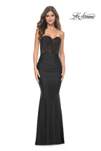 La Femme Dress 32069 - BLACK