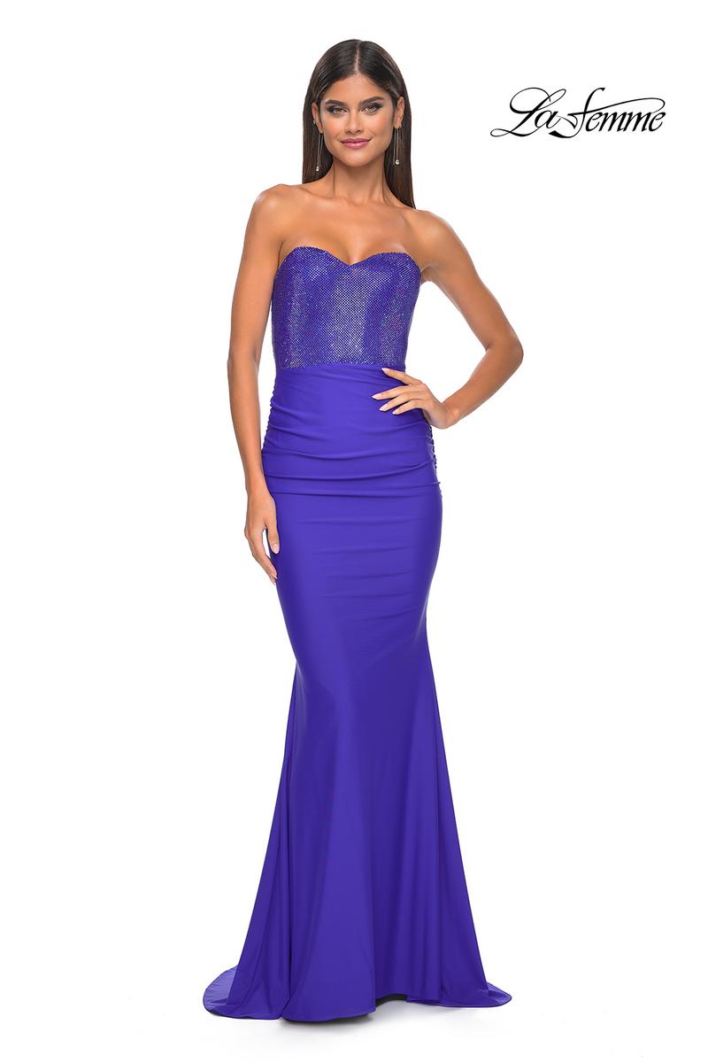 La Femme Dress 32069 - ROYAL BLUE