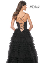 La Femme Dress 32071 - BLACK