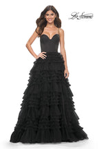 La Femme Dress 32071 - BLACK