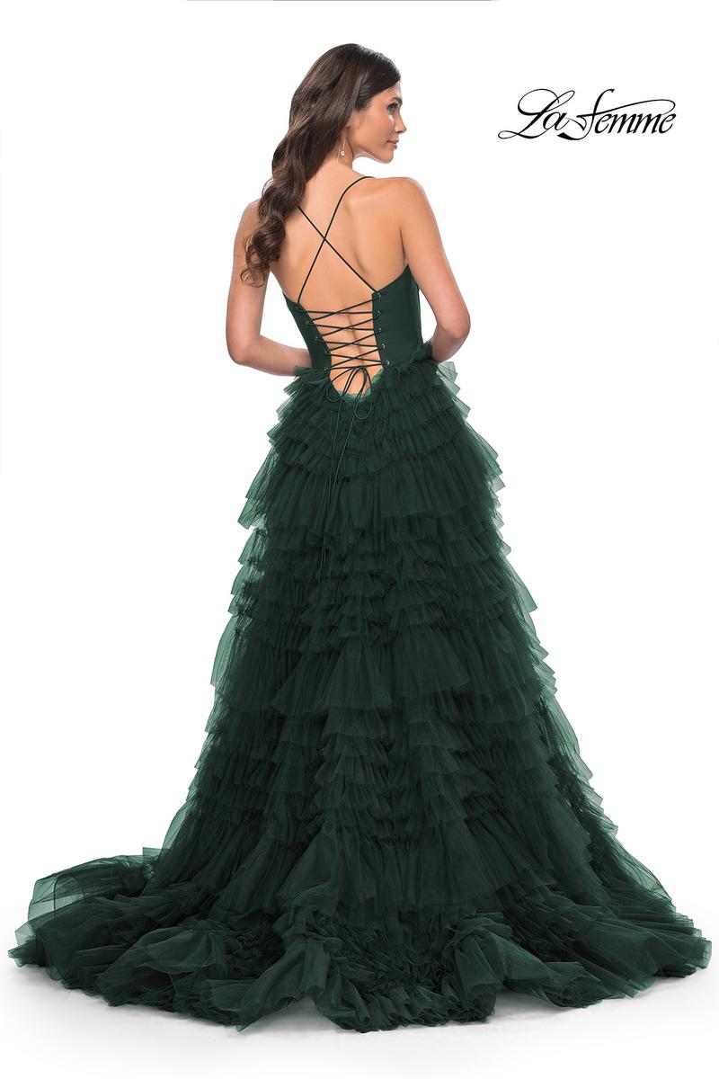 La Femme Dress 32071 - DARK EMERALD