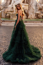 La Femme Dress 32071 - DARK EMERALD