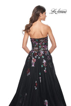 La Femme Dress 32072 - BLACK
