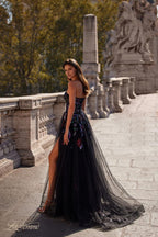 La Femme Dress 32072 - BLACK