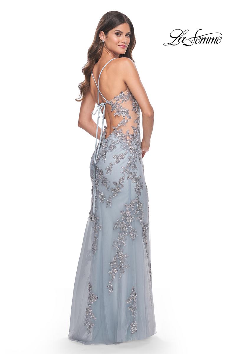 La Femme Dress 32074 - LIGHT BLUE