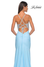 La Femme Dress 32079 - LIGHT BLUE
