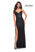 La Femme Dress 32080 - BLACK