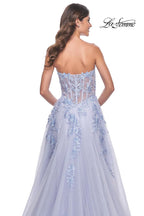La Femme Dress 32082 - LIGHT PERIWINKLE