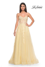 La Femme Dress 32082 - PALE YELLOW