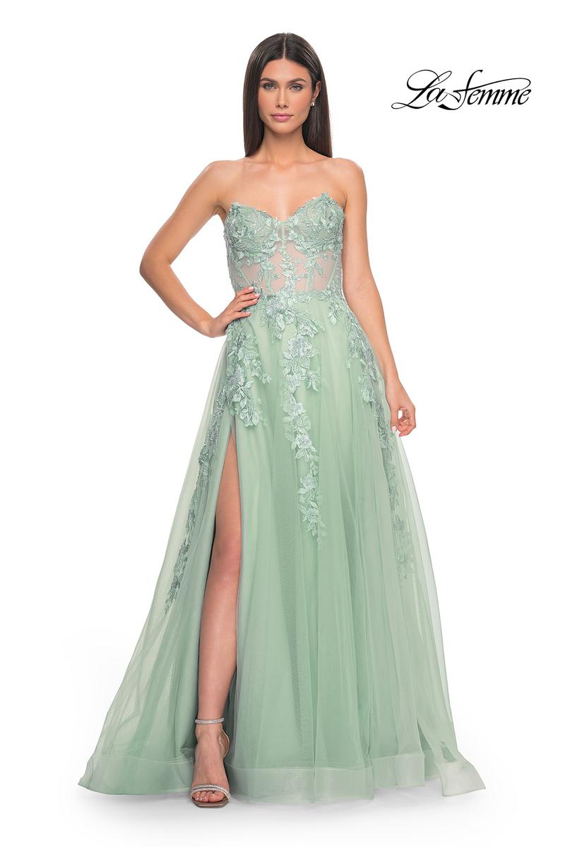 La Femme Dress 32082 - SAGE