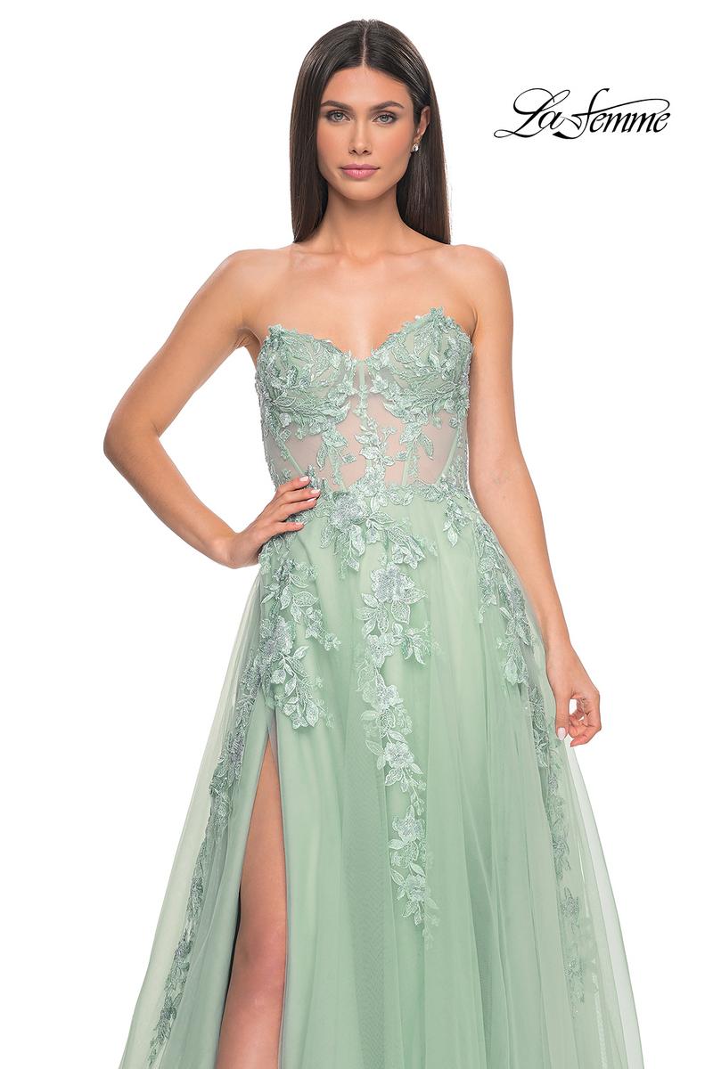 La Femme Dress 32082 - SAGE