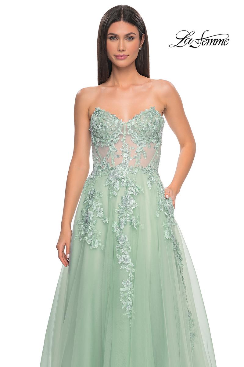 La Femme Dress 32082 - SAGE