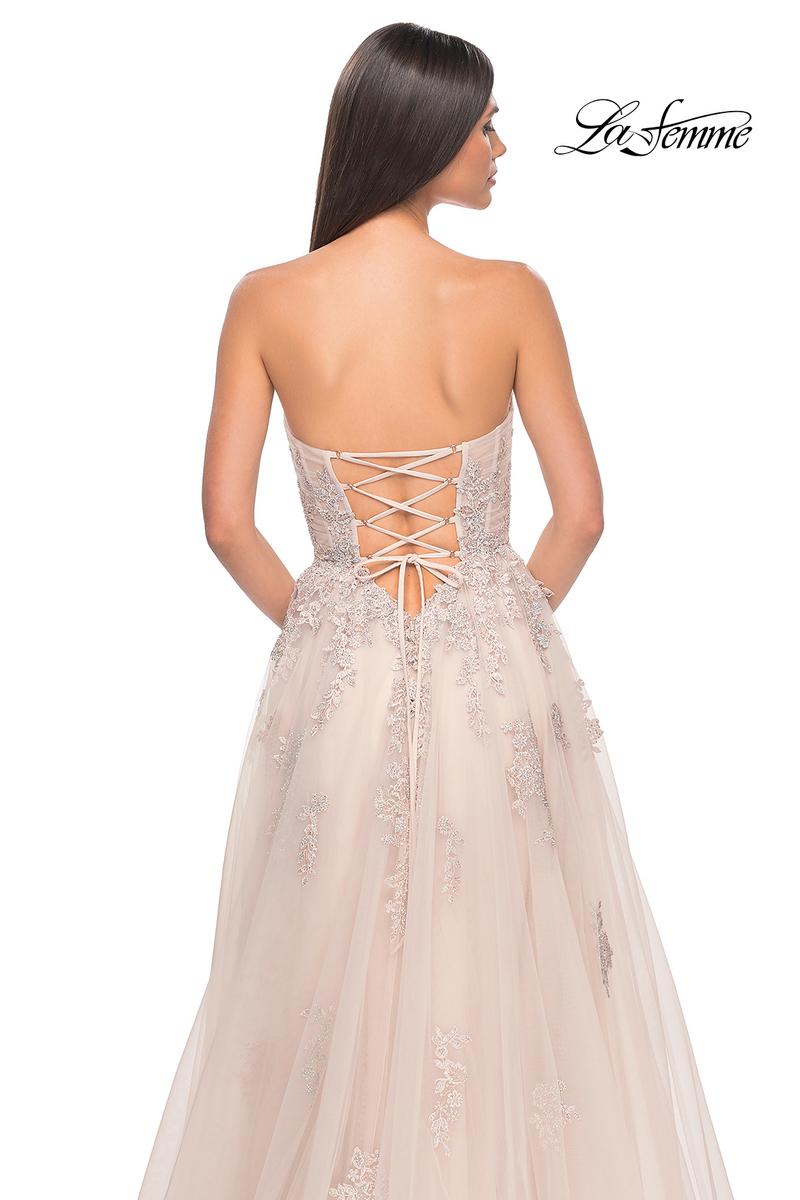 La Femme Dress 32084 - BLUSH