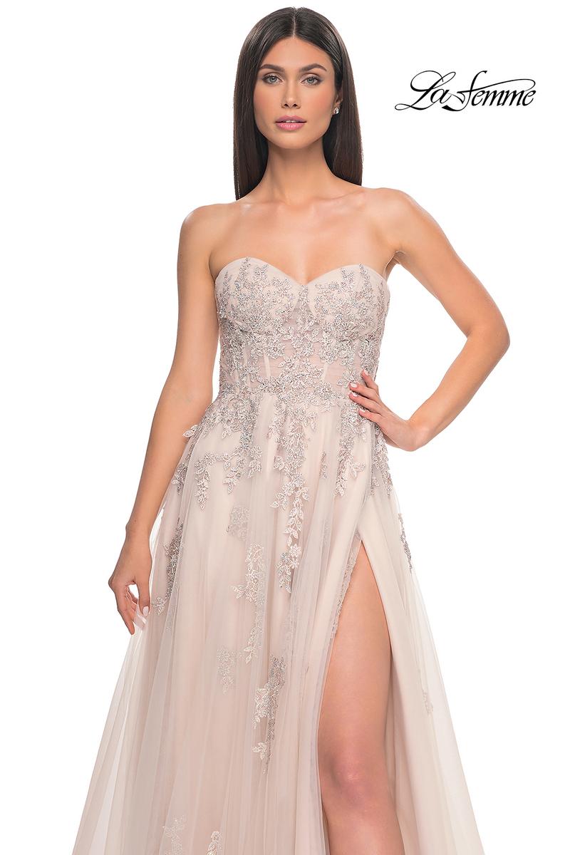 La Femme Dress 32084 - BLUSH