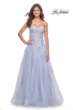 La Femme Dress 32084 - LIGHT PERIWINKLE