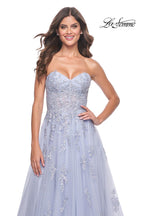 La Femme Dress 32084 - LIGHT PERIWINKLE