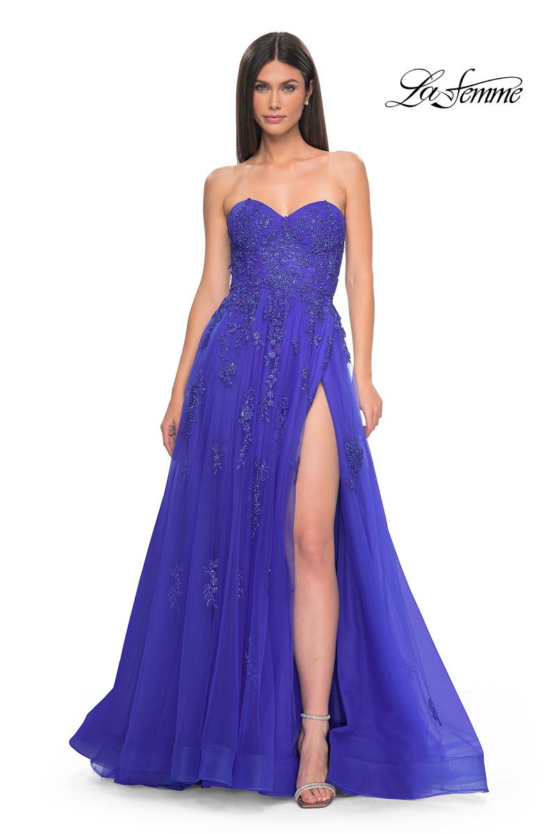 La Femme Dress 32084 - ROYAL BLUE