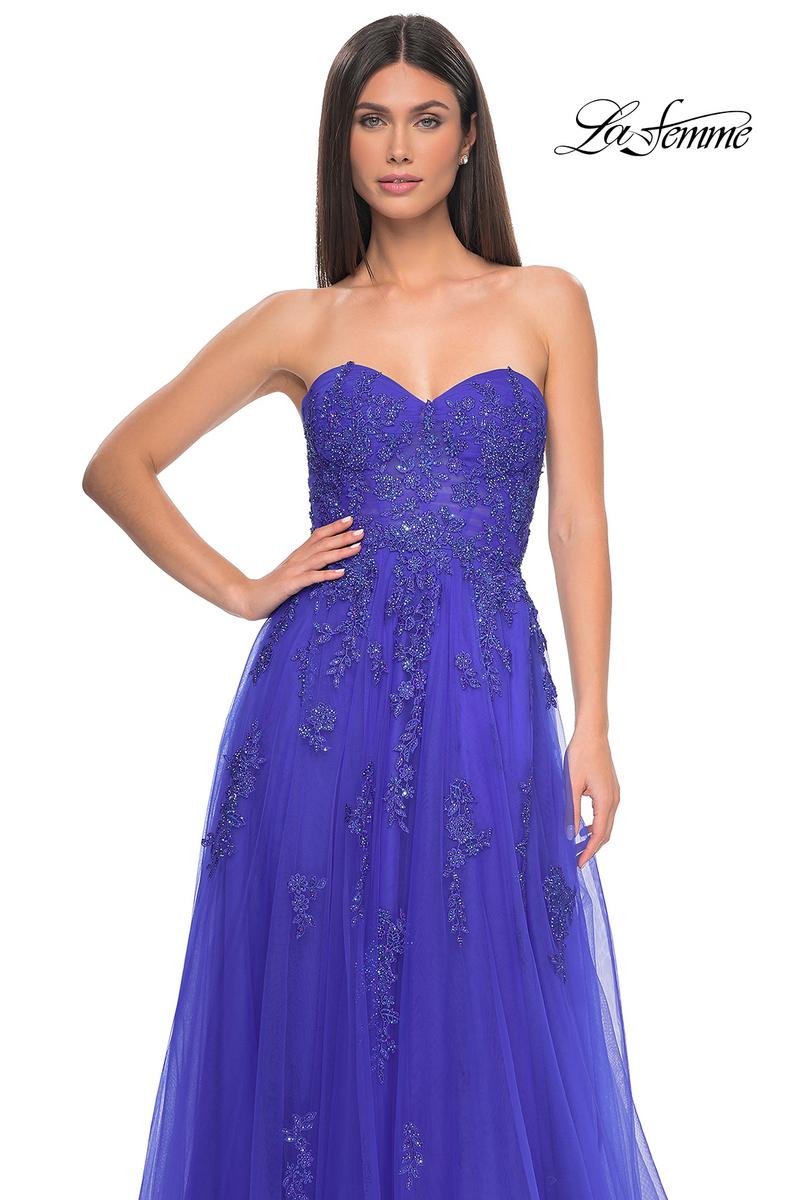 La Femme Dress 32084 - ROYAL BLUE