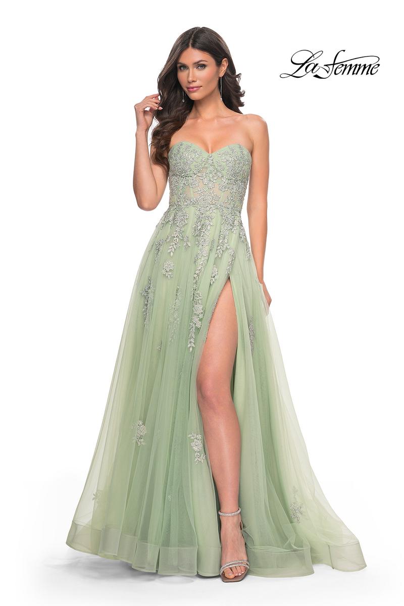 La Femme Dress 32084 - SAGE