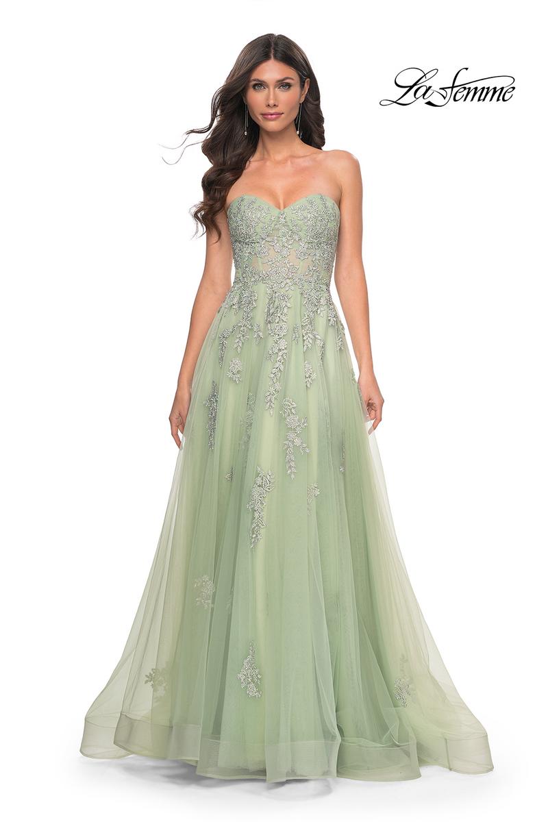 La Femme Dress 32084 - SAGE