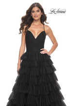 La Femme Dress 32086 - BLACK