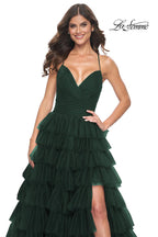La Femme Dress 32086 - DARK EMERALD