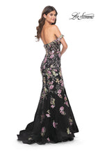 La Femme Dress 32087 - BLACK