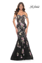 La Femme Dress 32087 - BLACK