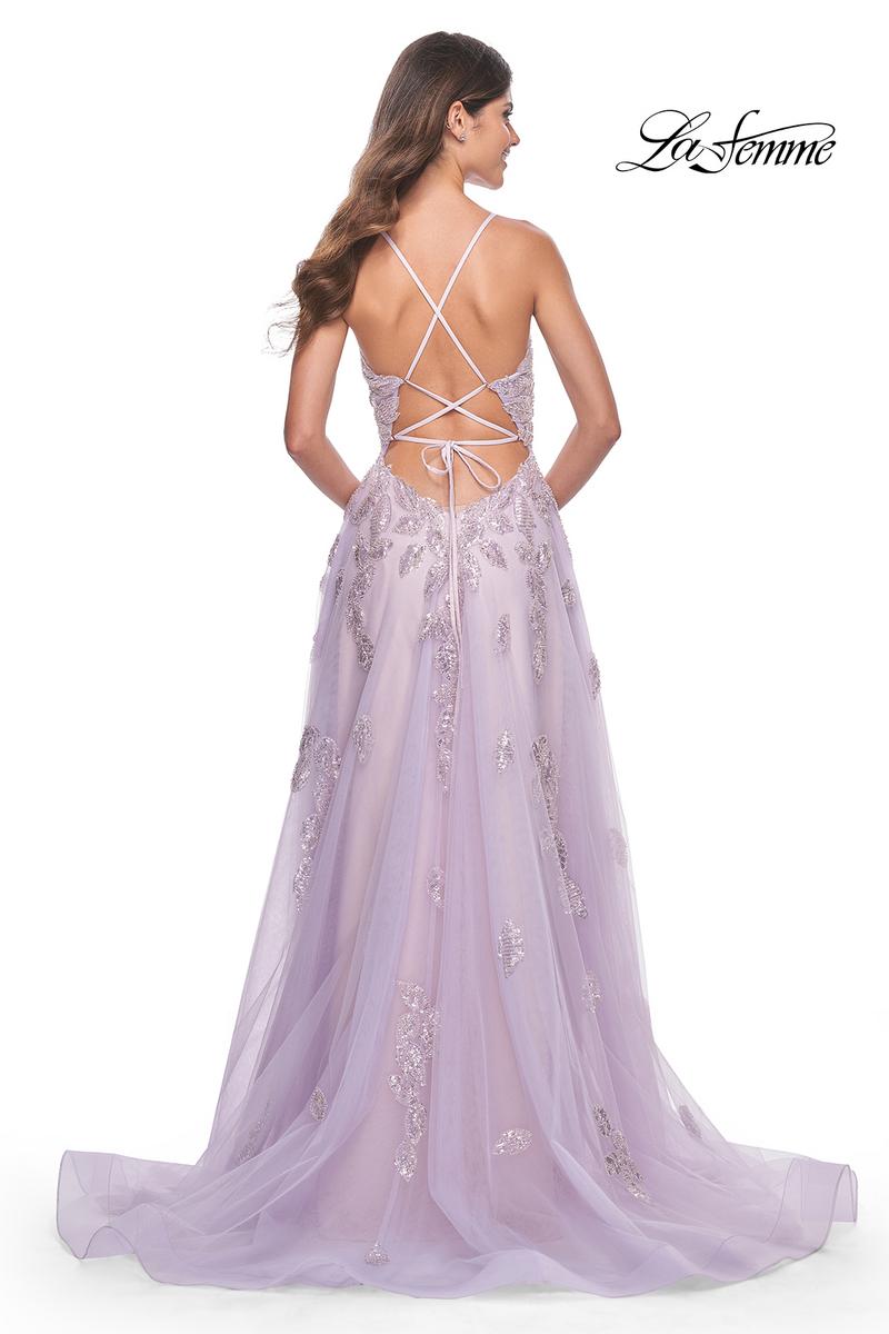 La Femme Dress 32090 - LAVENDER