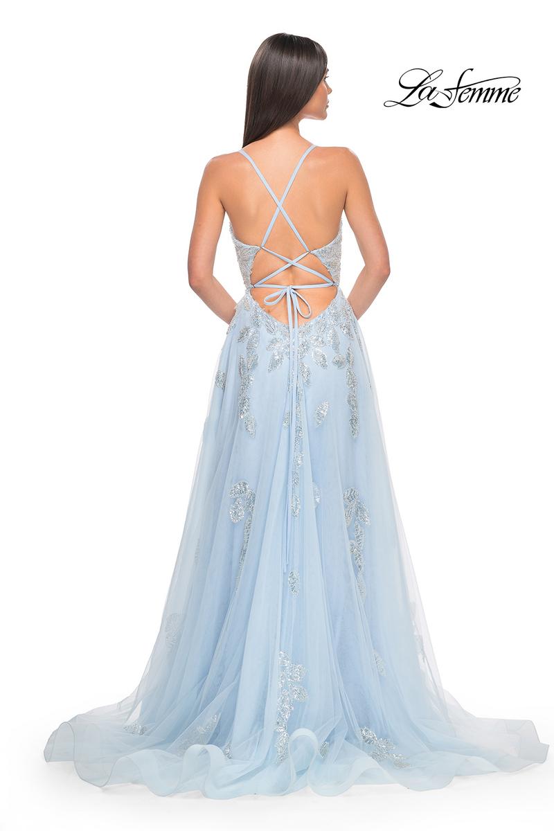La Femme Dress 32090 - LIGHT BLUE