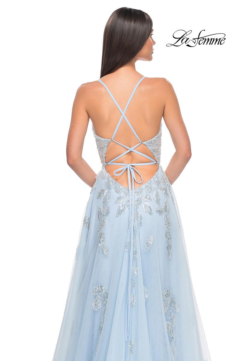 La Femme Dress 32090 - LIGHT BLUE
