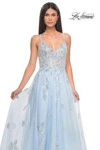 La Femme Dress 32090 - LIGHT BLUE