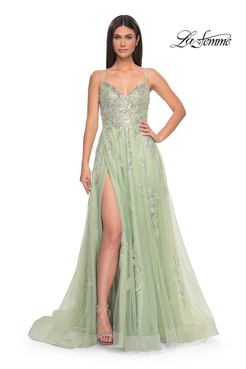La Femme Dress 32090 - SAGE