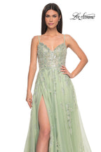 La Femme Dress 32090 - SAGE