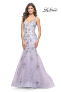 La Femme Dress 32091 - LAVENDER GRAY