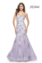 La Femme Dress 32091 - LAVENDER GRAY