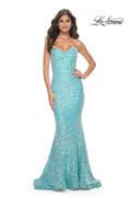 La Femme Dress 32092 - LIGHT AQUA