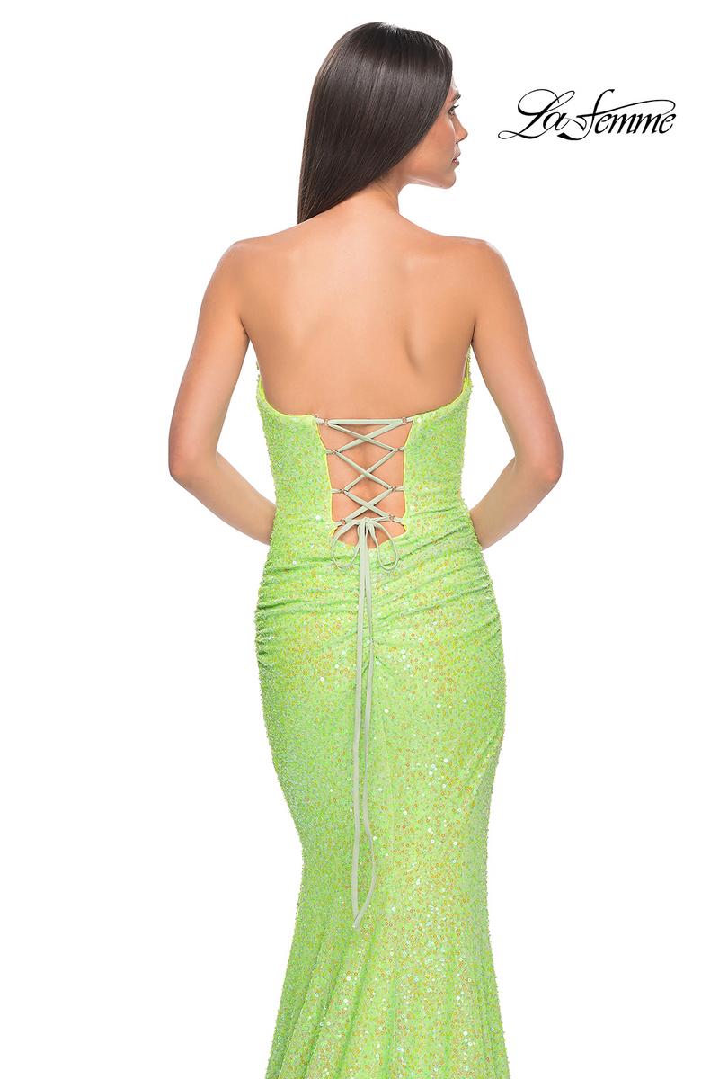 La Femme Dress 32092 - NEON GREEN